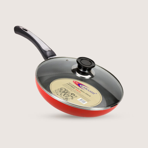 kawashi-non-stick-frypan-with-glass-lid-color-red-main